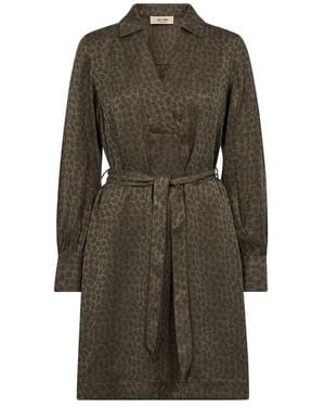Mos Mosh Pais Kleid Sea Turtle Muster - Grün