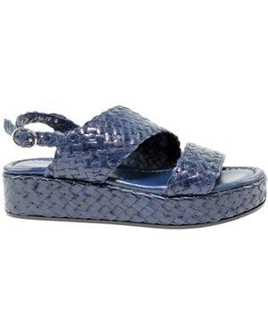 Pons Quintana 322 Azulon Flat Sandal - Blau