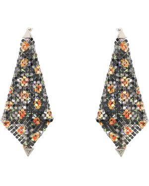Rabanne Accessoires ,Veelkleurig ,Oorringen Twee Oren - Blauw