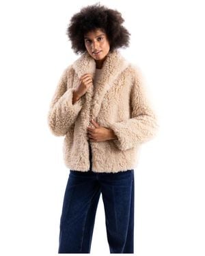 Marella Faux Fur & Shearling Jackets - Blu