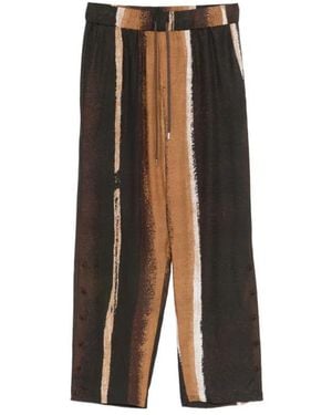 Costumein Straight Trousers - Brown