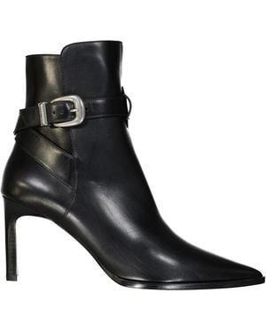 Celine Heeled Boots - Black