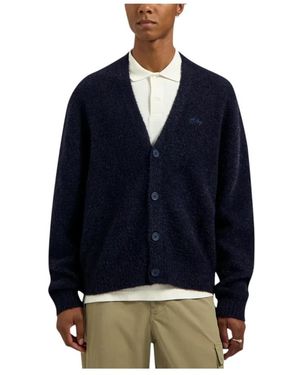 OLAF HUSSEIN Signature Strickjacke - Blau
