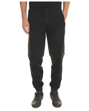 EA7 Logo Fleecehose Mit Kordelzug - Schwarz
