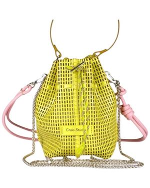 CRAIE STUDIO Bibi Mini Bucket Bag - Geel