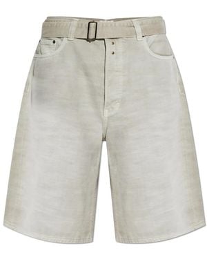 Haikure Denim Shorts - Grey