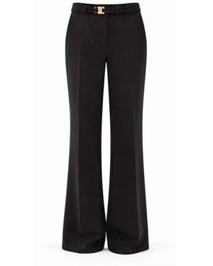 Babylon Wide Trousers - Black