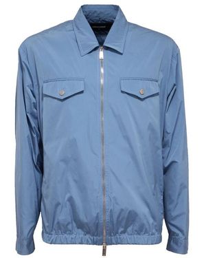 DSquared² Regenfeste Jacke D2 Stil Mäntel - Blau