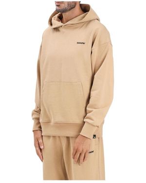 Barrow Hoodies & Sweatvesten ,Katoen Hooded Sweatshirt - Naturel