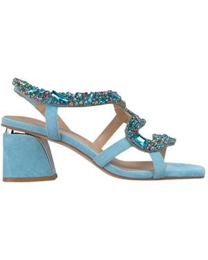 Alma En Pena. High Heel Sandals - Blu