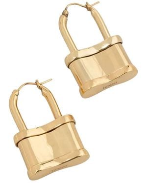 Patou Accessoires ,Geel ,Hoop Oorbellen - Metallic