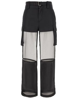 Sacai Wide Trousers - Multicolor