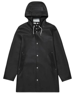 Stutterheim Stockholmer Regenmantel - Schwarz