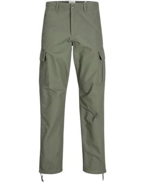 Jack & Jones Slim-Fit Trousers - Green