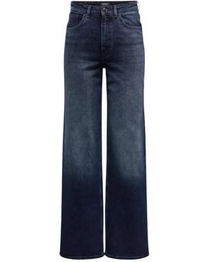 ONLY Juicy High Waist Wide Jeans - Blau