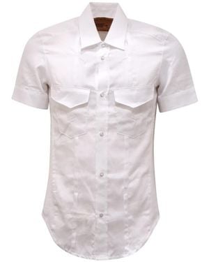 Neil Barrett Short Sleeve Shirts - Purple