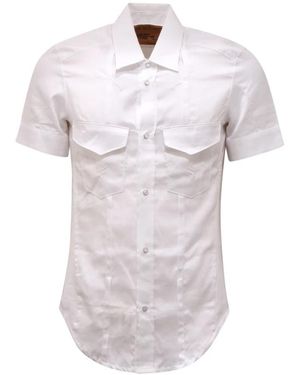 Neil Barrett Short Sleeve Shirts - Purple