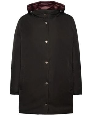 Elena Miro Down Coats - Nero