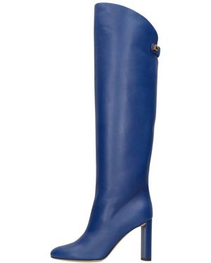 Maison Skorpios Over-The-Knee Boots - Blue