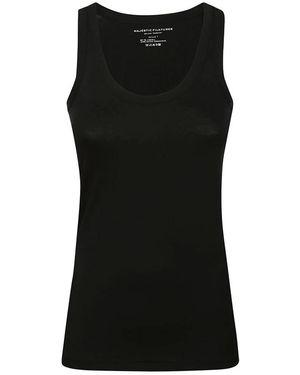 Majestic Filatures Sleeveless Tops - Black