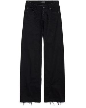 Balenciaga Wide Jeans - Zwart