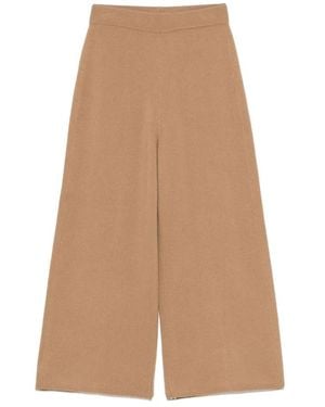 JOSEPH Zachte Wol Culotte Broek - Naturel