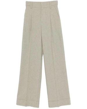 Alberta Ferretti Wide Trousers - Grey