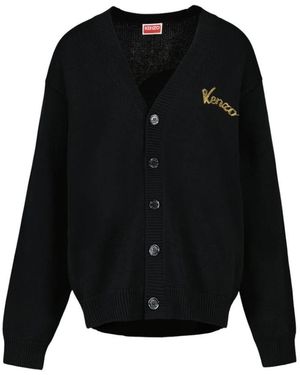 KENZO Cardigans - Negro