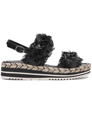 Pons Quintana Flat Sandals - Noir