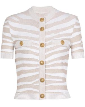 Balmain Cardigans - White