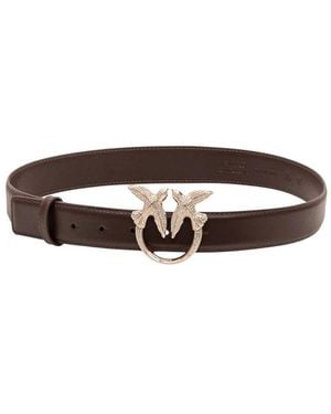 Pinko Low Love Berry Belt - Bruin