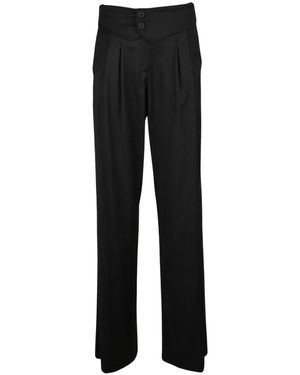 Mar De Margaritas Wide Trousers - Black