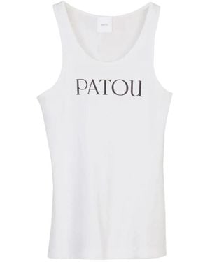 Patou Logo Tanktop - Weiß