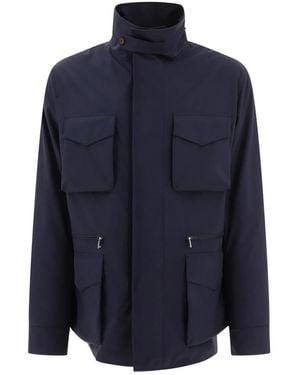 Dolce & Gabbana Blauwe Safari Jas Voor Mannen