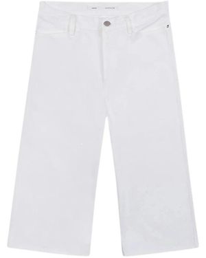 Agolde Cropped Jeans - White