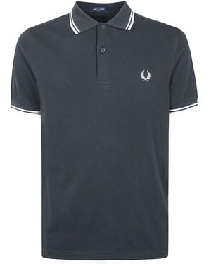 Fred Perry Tops ,Groen ,Polo Shirts - Blauw