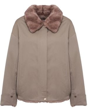 Bully Faux Fur & Shearling Jackets - Gris