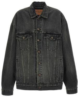 Balenciaga Denim Jackets - Negro