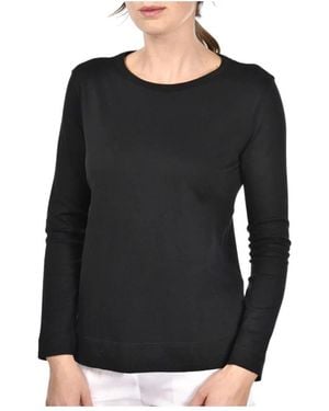 Gran Sasso Long Sleeve Tops - Black