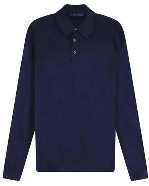 Kiton Ciro Poloshirt - Blauw