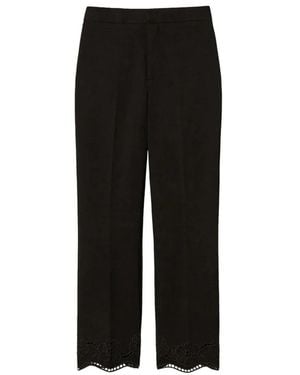 Twinset Cropped Trousers - Negro