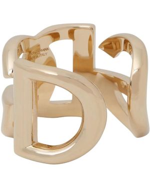 Dolce & Gabbana Dg Logo Ring - Natur