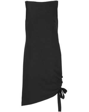 Carolina Herrera Asymmetrische Jurk Met Plooi - Zwart