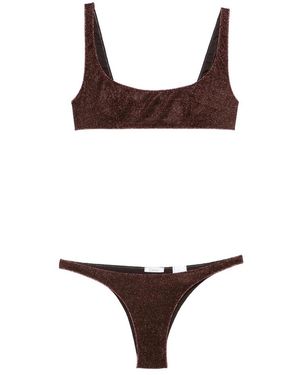 Oséree Badmode ,Bruin ,Tweed Lumière Bikini