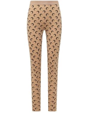 Marine Serre Leggings Fuseaux Moon - Neutro