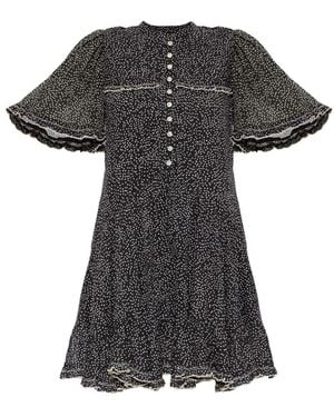 Isabel Marant Daynia Kleid - Schwarz