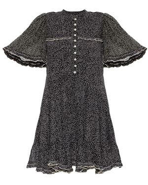 Isabel Marant Kleedjes ,Zwart ,Katoen Daynia Jurk