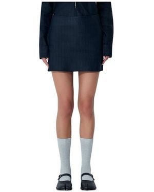 Our Legacy Night Mini Rok - Blauw
