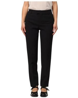 Ami Paris Straight Leg Hosen - Schwarz