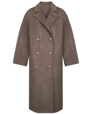 Loulou de Saison Double-Breasted Coats - Marrone